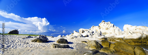 Rocky Landscape near Khe Ga Lighthouse. photo