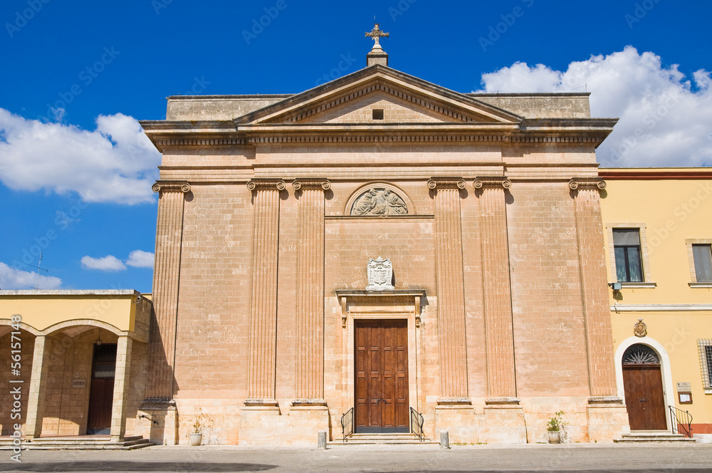 Church of Sacro Cuore. Manduria. Puglia. Italy.