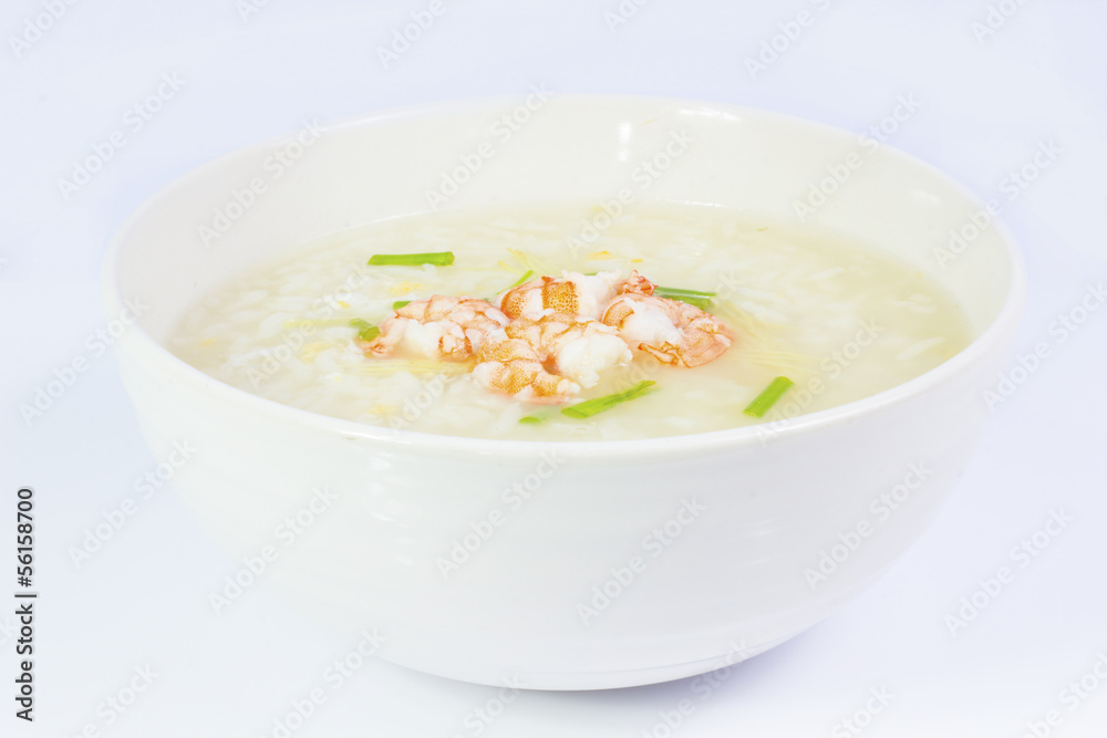 Rice soup with shrimp Rice soup with shrimp