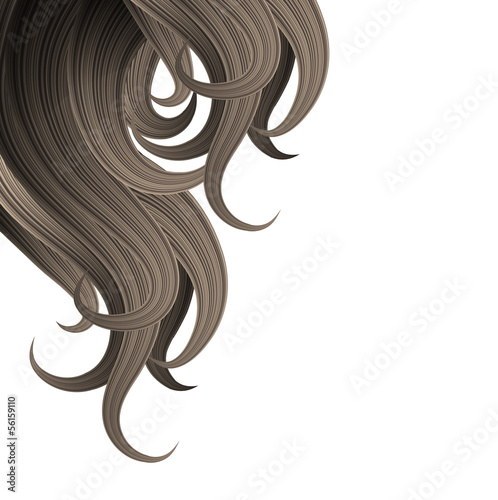 Hair style and haircare design template