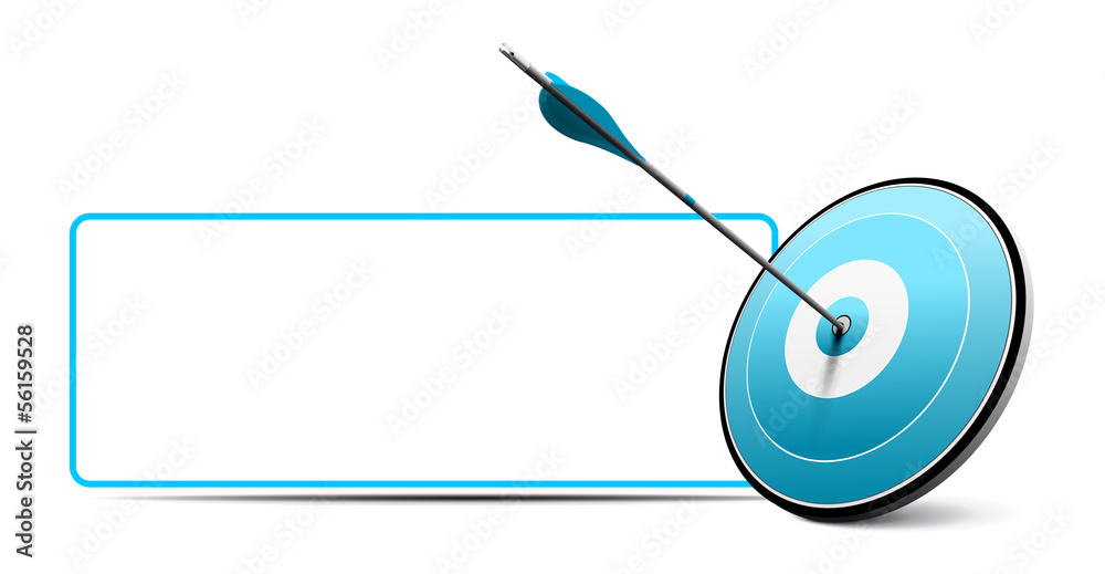 Target and Arrow, Vector Business Icon Target and Arrow, Vector Business Icon