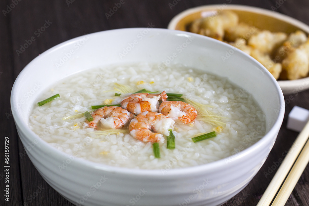Rice soup with shrimp Rice soup with shrimp