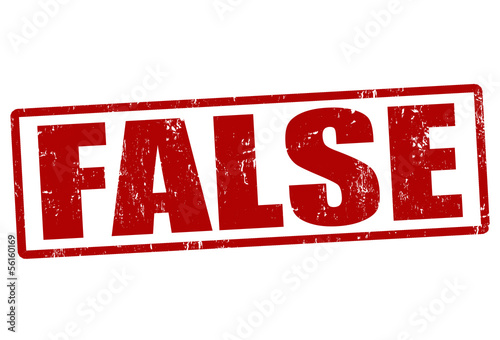 False stamp