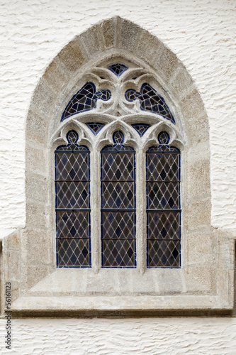 Gotisches Fenster unterteilt
