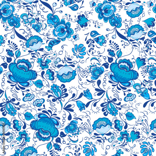 Fototapeta Naklejka Na Ścianę i Meble -  Seamless floral pattern