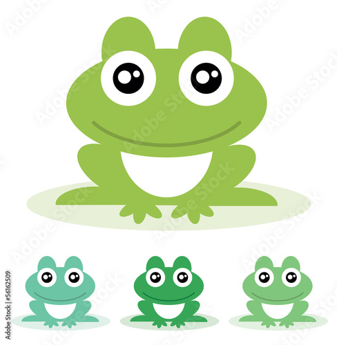 Frog. Vector illustration.