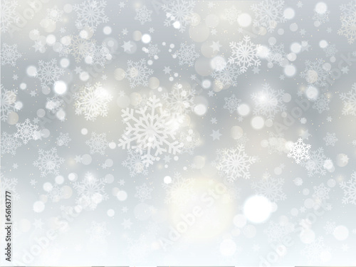 Christmas snowflake background