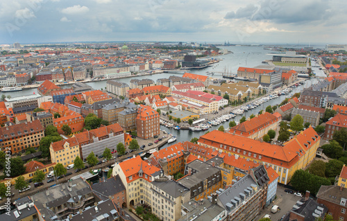 View of Copenhagen from Vor Frelsers Kirke