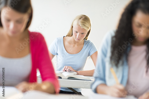 Teenage Students Studying At Desk © tmc_photos