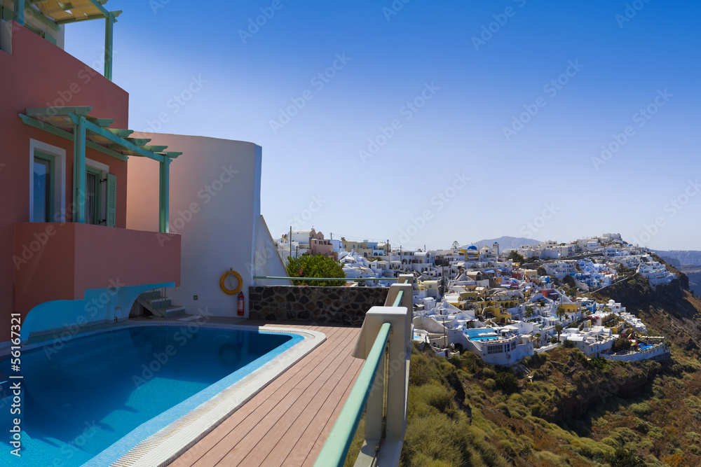 Fototapeta premium Santorini view - Greece