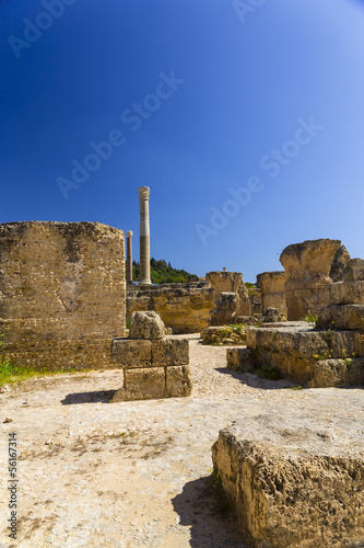 Old Carthage ruins