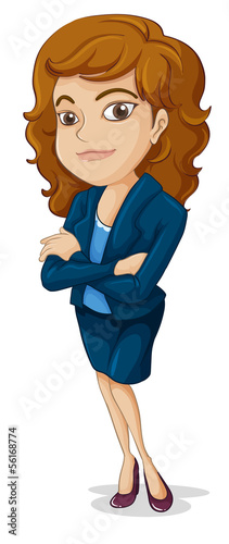 A business icon wearing a formal attire