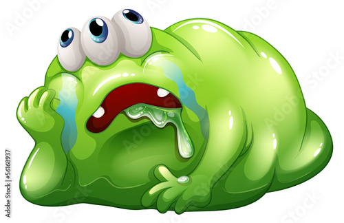 A disappointed monster