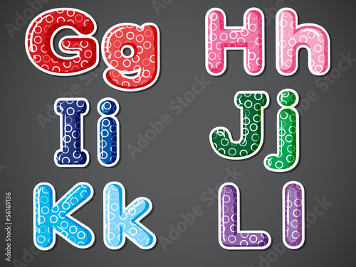 Six letters of the alphabet