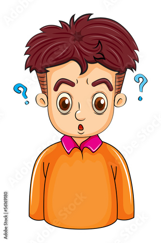 A businessman thinking