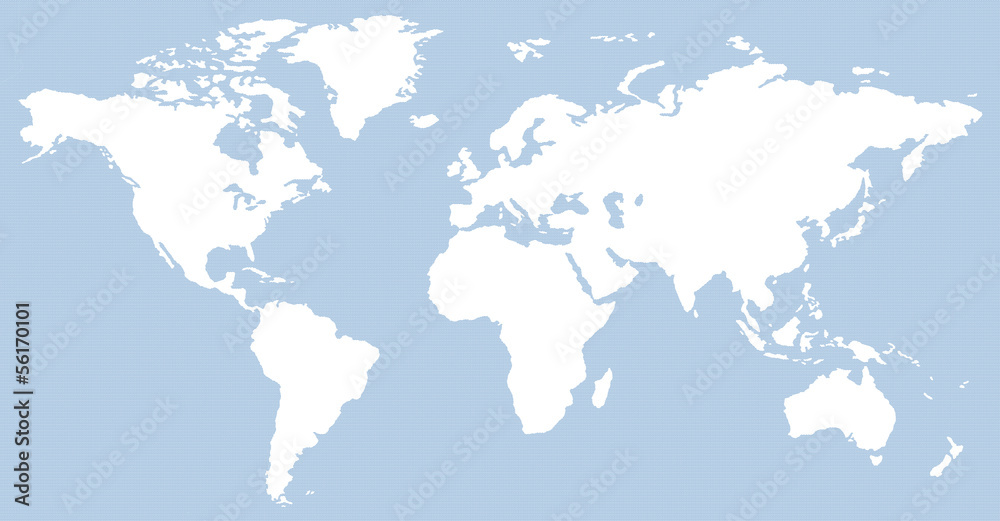 Fototapeta premium blue horizontal line pattern world map