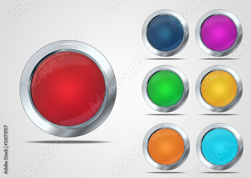 Free Download Glass button set - GFXLoad