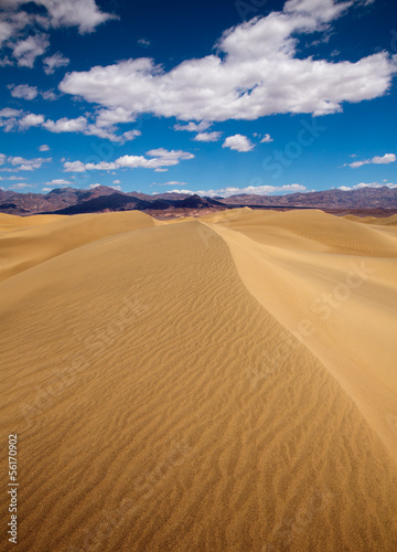 Mesquite Dunes desert in Death Valley National Park