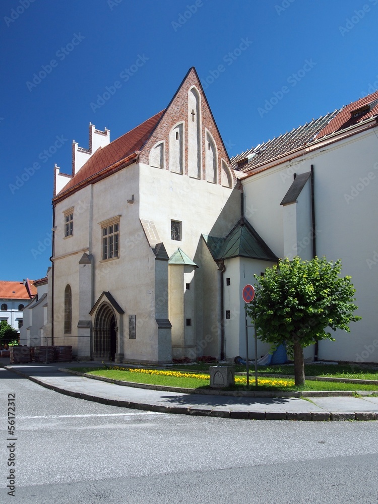 Entance to church of St. James in Levoca