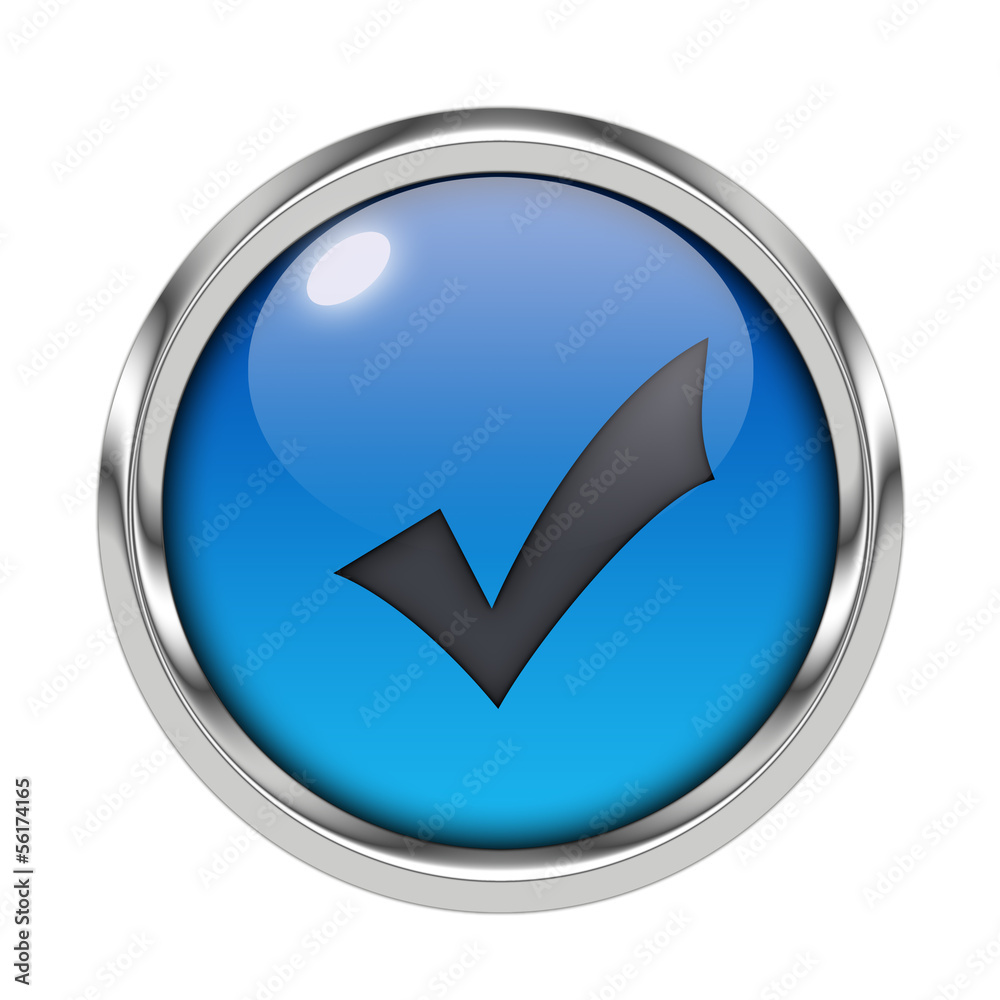 Glossy validation icon Glossy validation icon