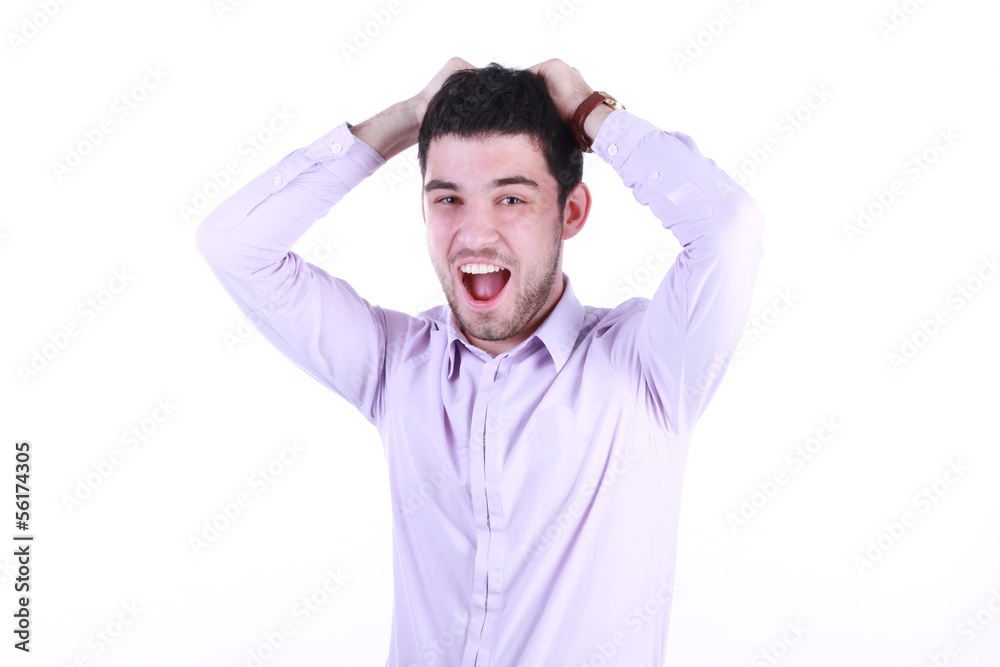 Problems at work. Scream. Tired. Problems at work. Scream. Tired.