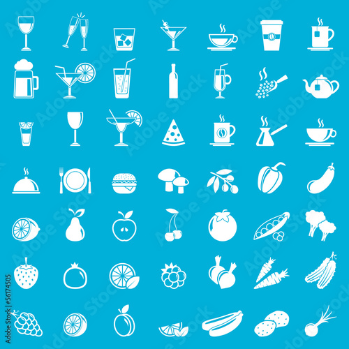 vector collection: food icons