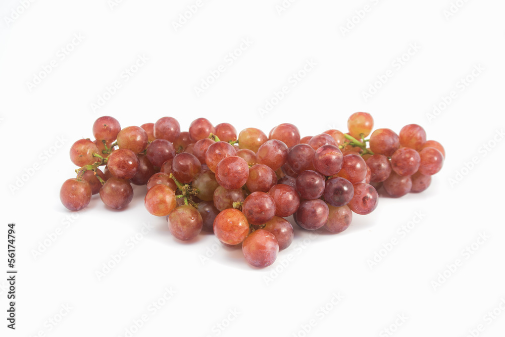 Fototapeta premium Red grapes fresh with water drops