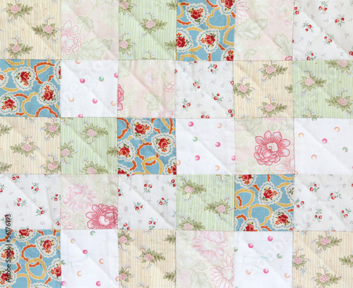 Patchwork Quilt , Classic pattern square