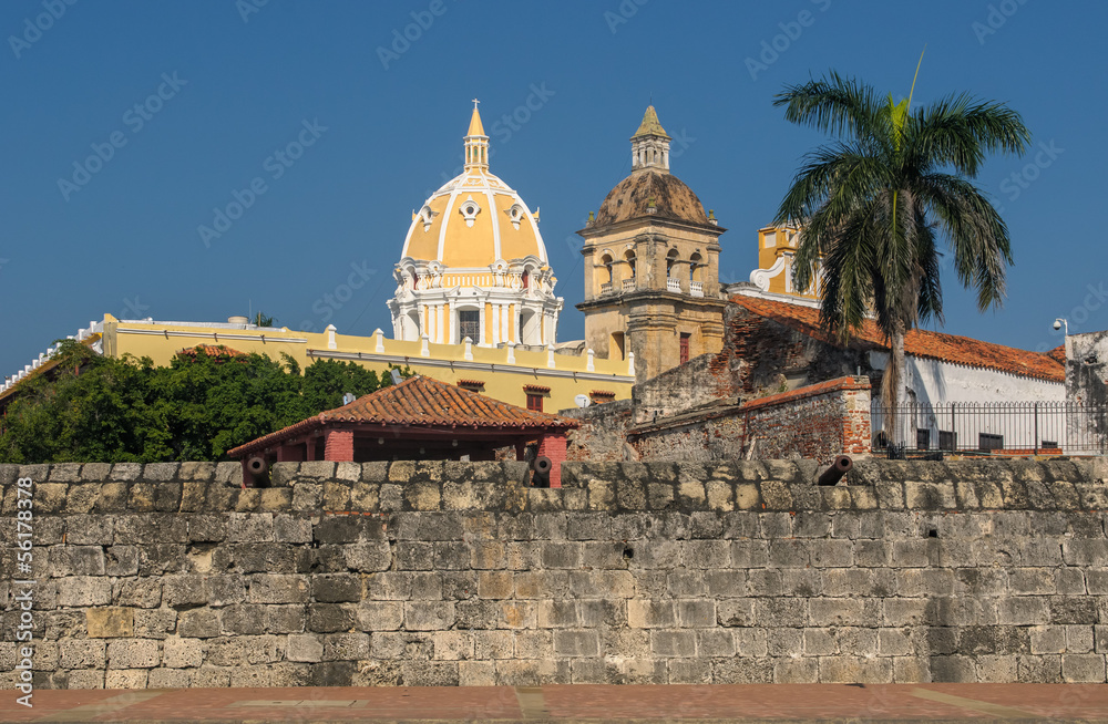 Walled town of Cartagena, Colombia