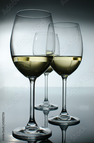 Three Wine Glasses