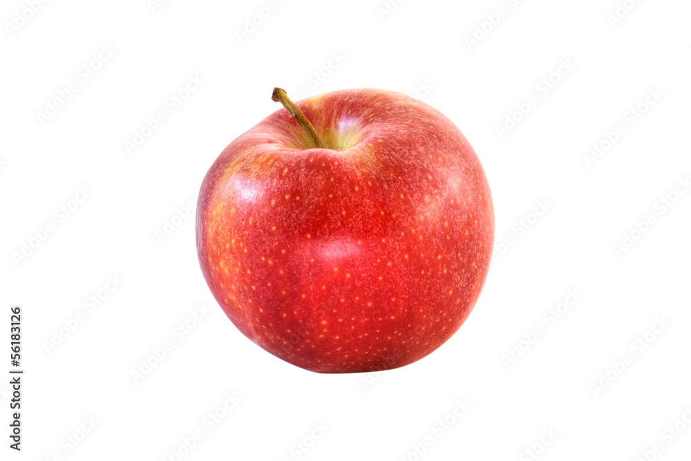 Frischer roter Apfel - freigestellt Frischer roter Apfel - freigestellt