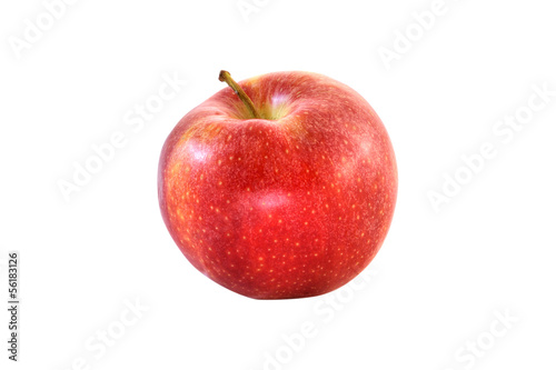 Frischer roter Apfel - freigestellt