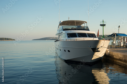 parked yacht © aerogondo
