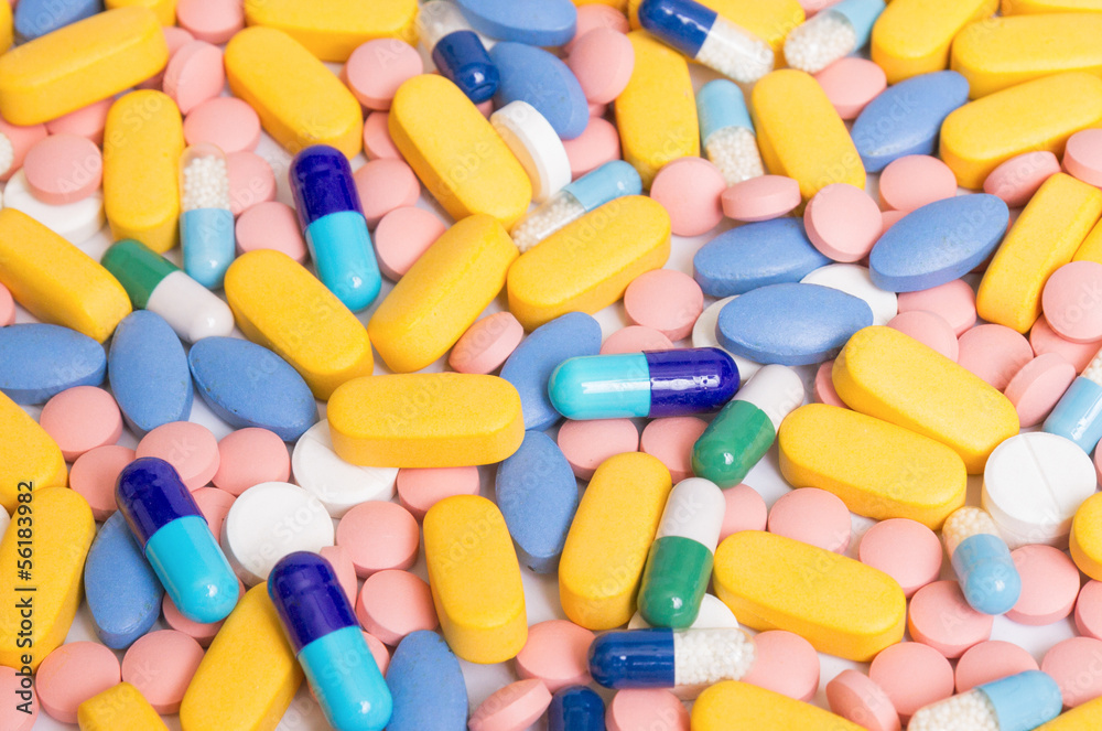 Pills background Pills background