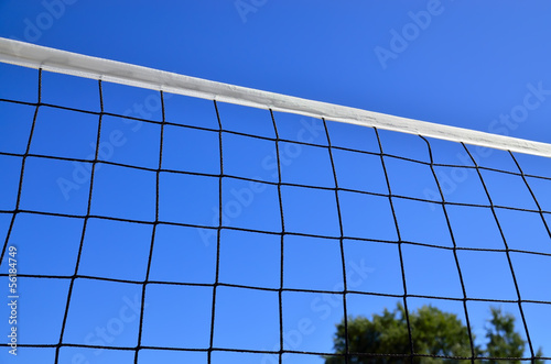 Net for beach volleyball against the blue sky © Svt