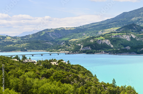 Fototapeta Naklejka Na Ścianę i Meble -  Lake of Serre-Poncon (French Alps)