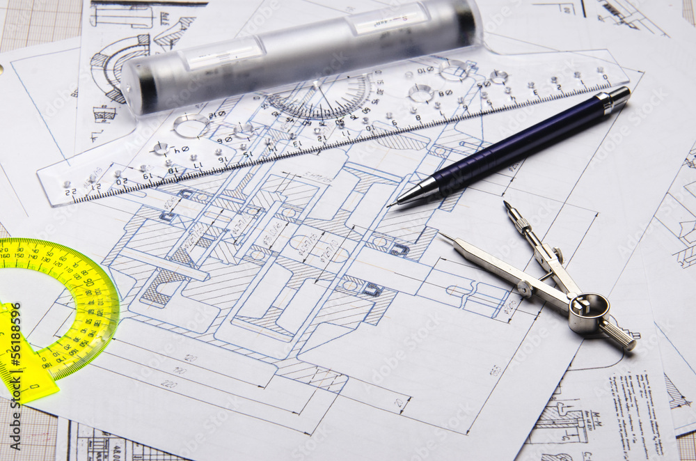 dividers, ruler and pencil dividers, ruler and pencil