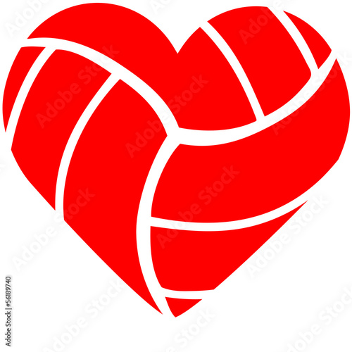 Volleyball Heart