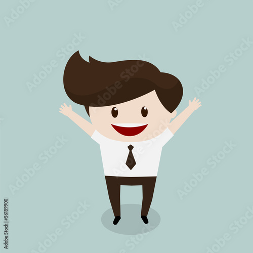 Business man - Happy