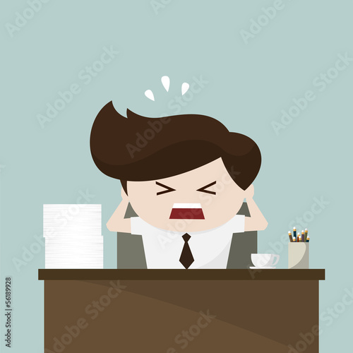 Business man - Problems in the workplace