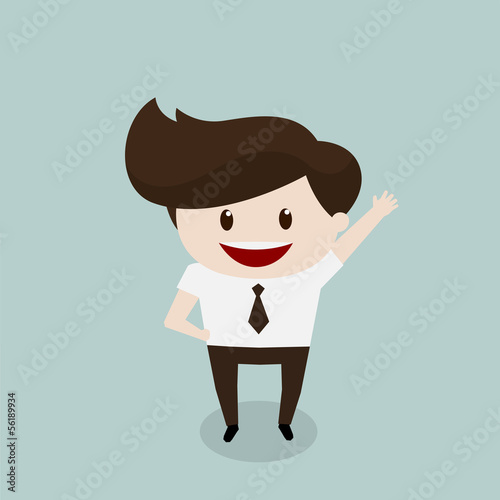 Business man - Say Hello