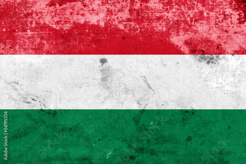 Grunge Hungary Flag фототапет