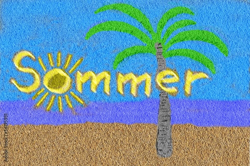 sandbild sommer