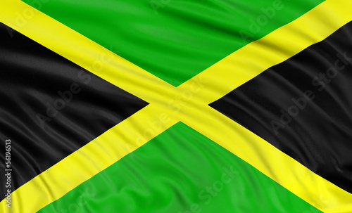 Fotografie, Obraz 3D Jamaican flag