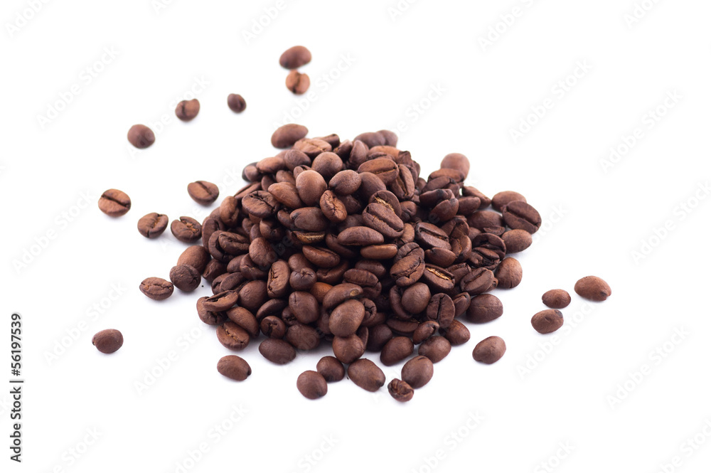 Fototapeta premium pile of coffee beans
