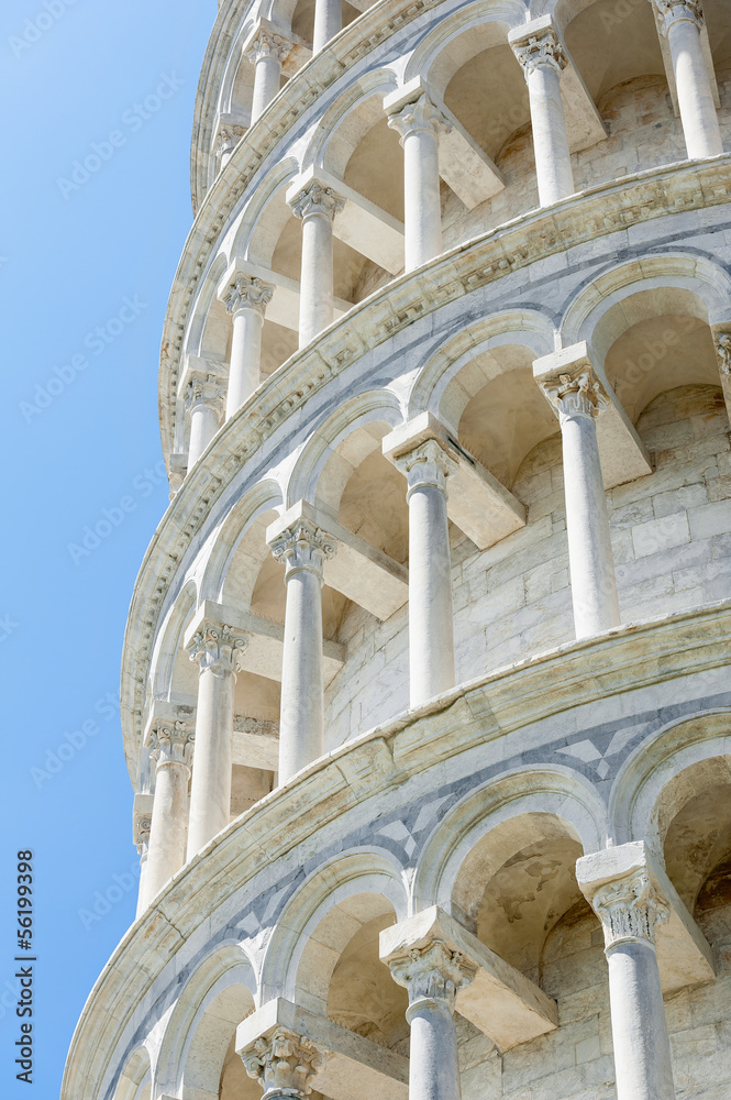 Leaning Tower of Pisa detail