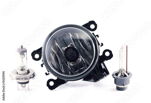 fog light. xenon and halogen lamps.