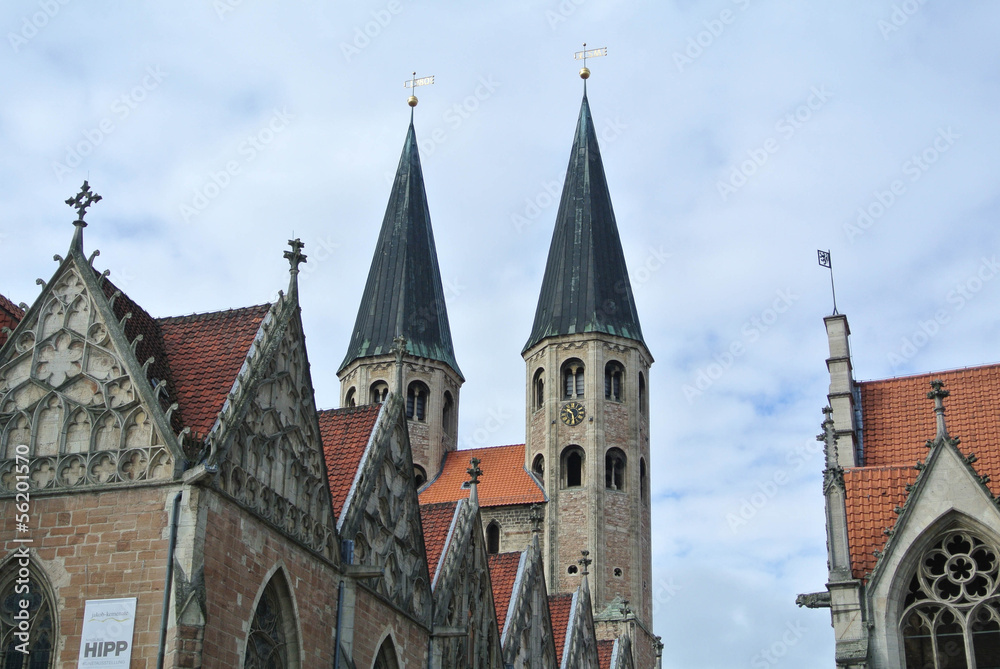 Braunschweiger Martinikirche und Rathaus