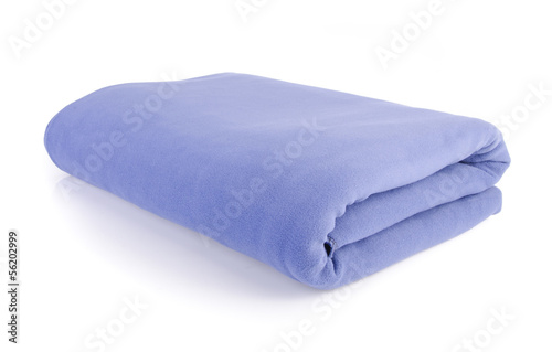 blanket, Soft warm blanket on background