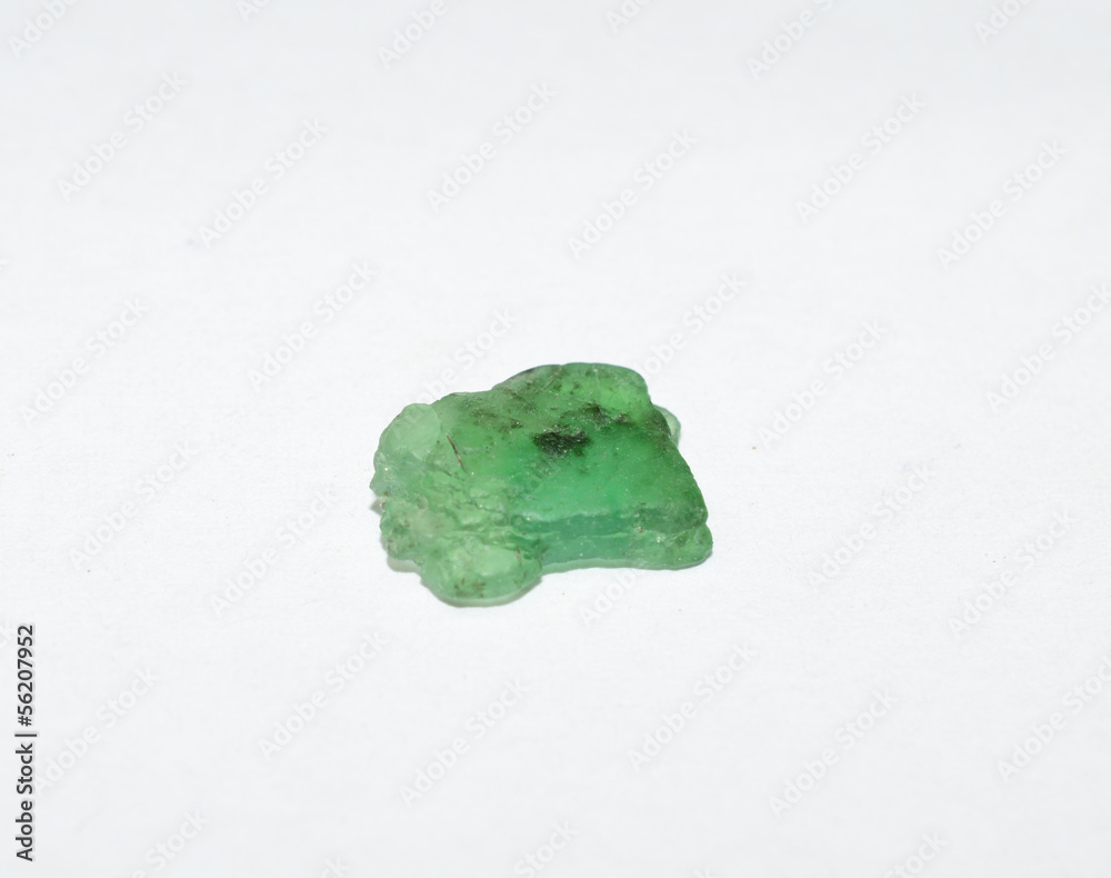 Emerald rough gemstone Emerald rough gemstone